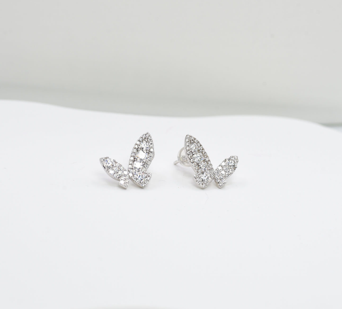 Lumière Butterfly Moissanite Earrings - Lunelle Atelier