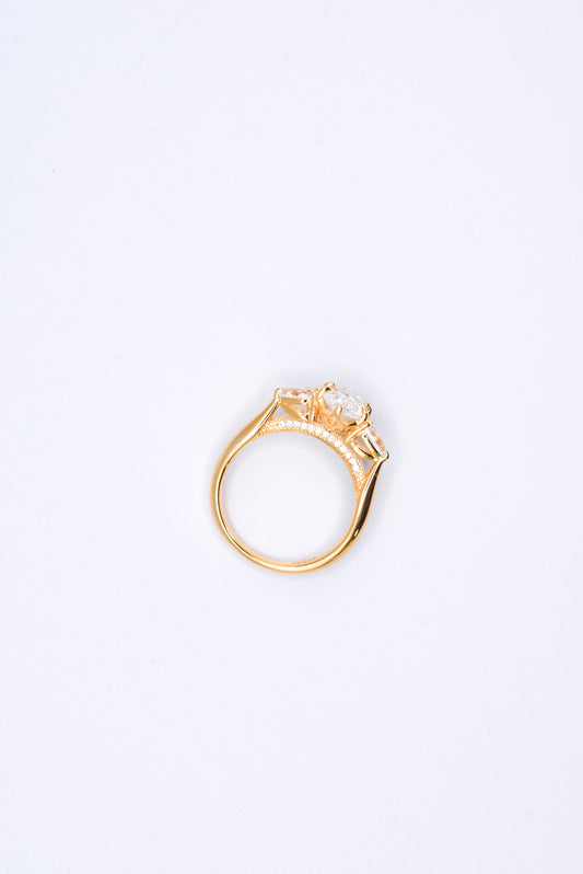 Eternity Eye Ring, Yellow Gold - Lunelle Atelier
