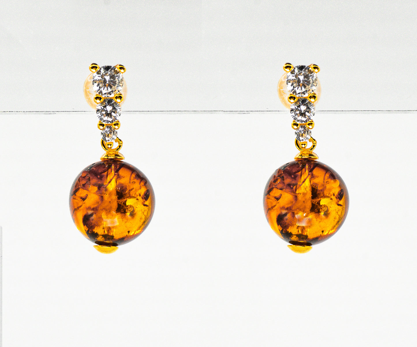Amber Bloom Earrings - Lunelle Atelier