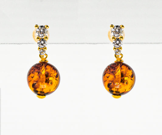 Amber Bloom Earrings - Lunelle Atelier