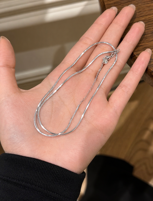 Lumi Silk Snake Chain - Lunelle Atelier