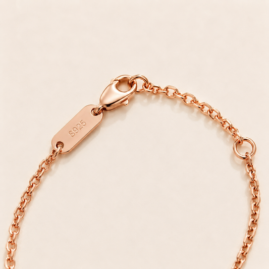 Single Bubble Moissanite Bracelet