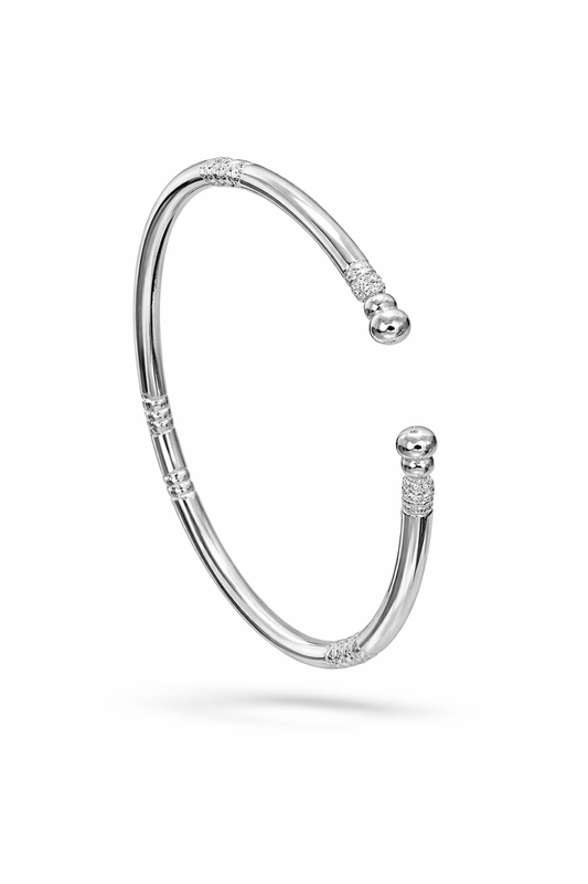 Slim Open Chime Bangle - Lunelle Atelier