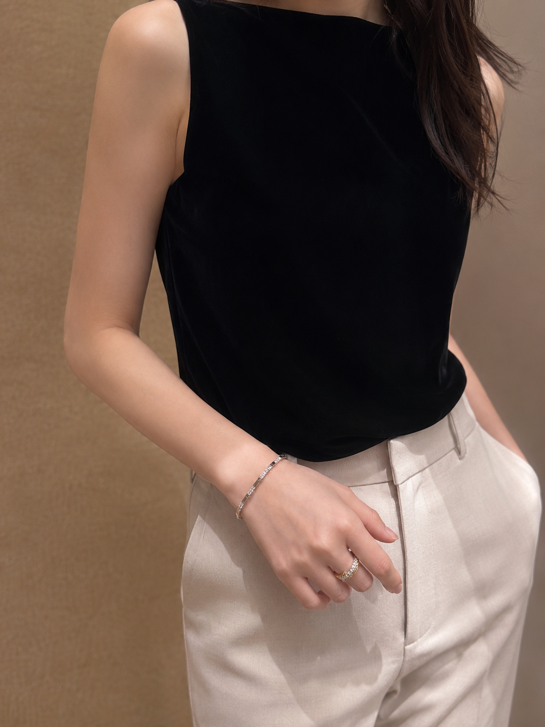 Modern Bar Tennis Bracelet