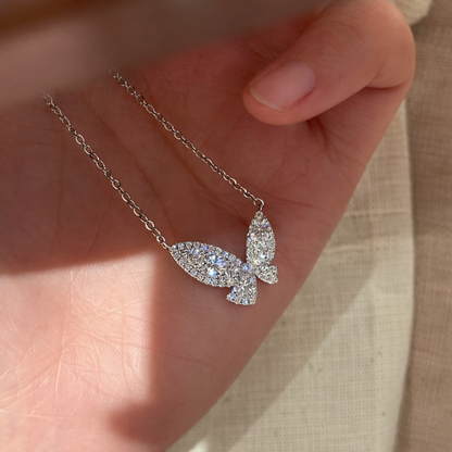Lumière Butterfly Moissanite Necklace