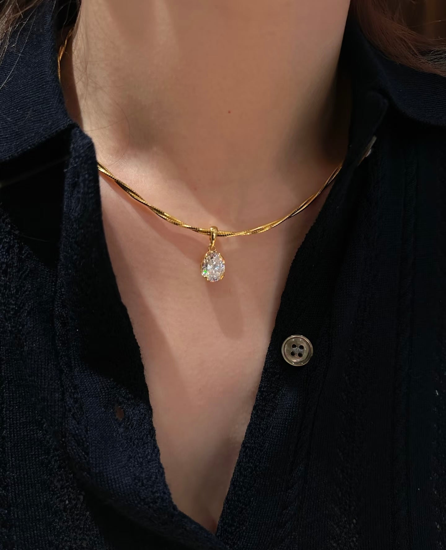 Aurelia Pegasus Collar Necklace - Lunelle Atelier