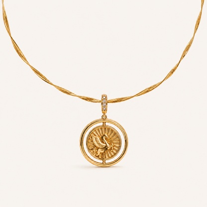 Aurelia Pegasus Collar Necklace - Lunelle Atelier