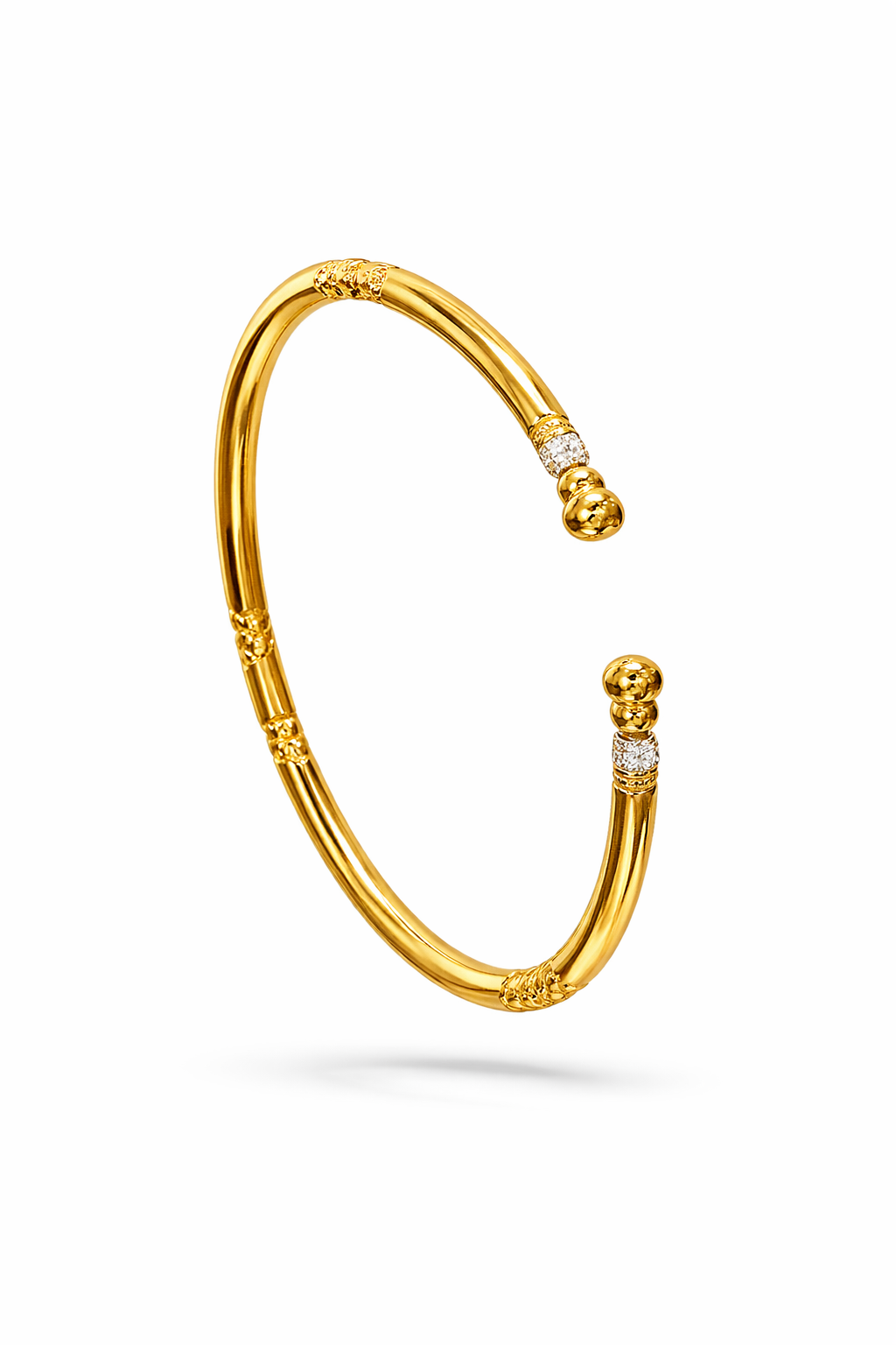 Slim Open Chime Bangle - Lunelle Atelier