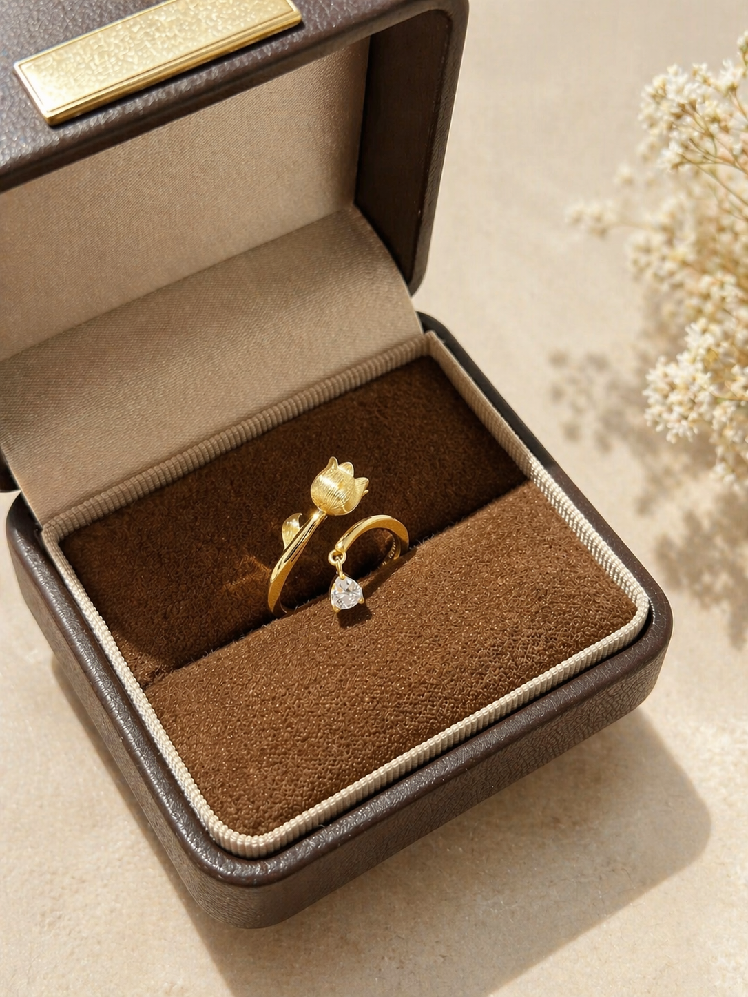 Lily of Light Adjustable Ring - Lunelle Atelier
