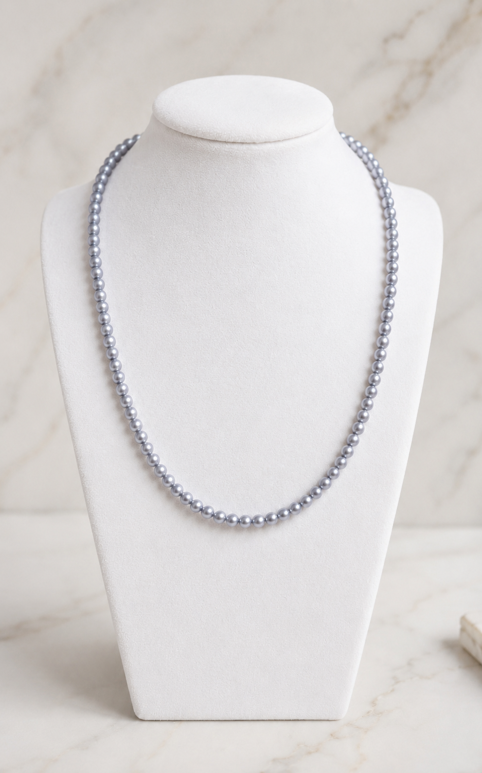 Akoya Gray Freshwater Pearl Necklace | Sterling Silver
