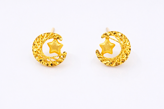 Moonlit Stardream Earrings | 18K Gold Plated Sterling Silver
