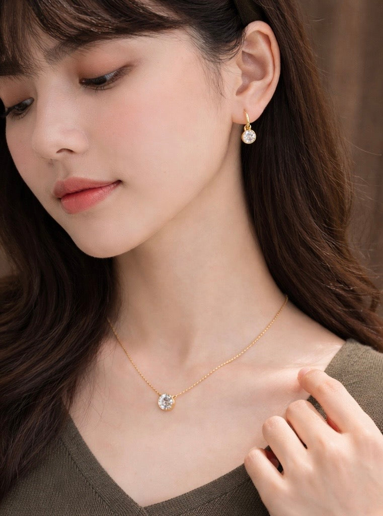 Single Bubble Ear Huggies | 18K Gold Plated Sterling Silver - Lunelle Atelier