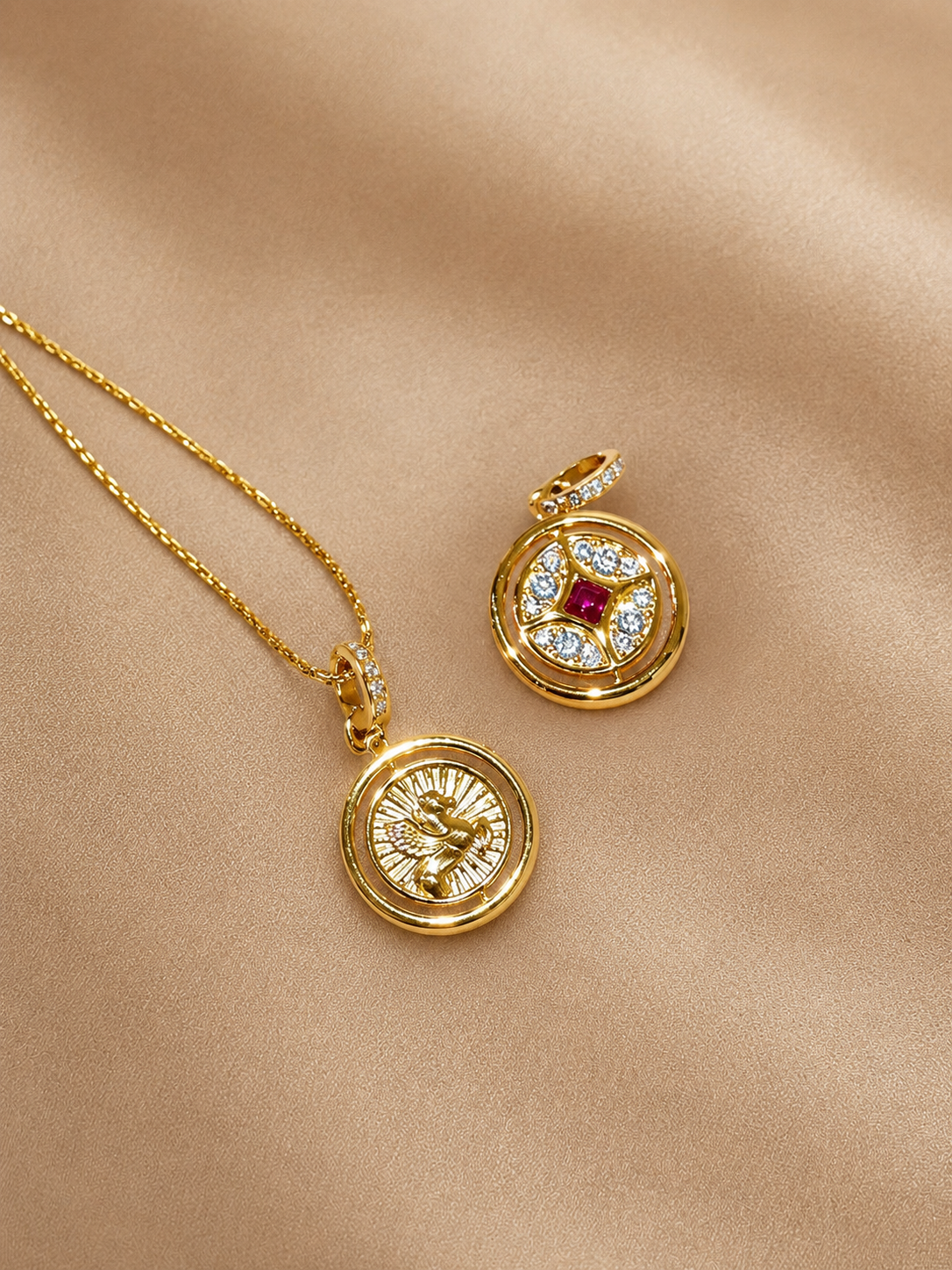 Aurelia Pegasus Collar Necklace - Lunelle Atelier