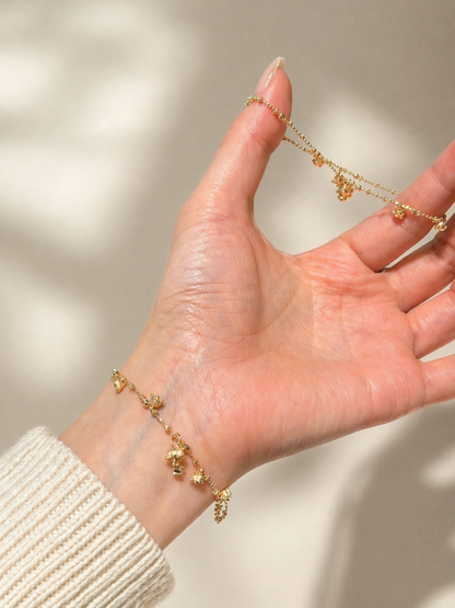 Lily of Light Charm Bracelet - Lunelle Atelier
