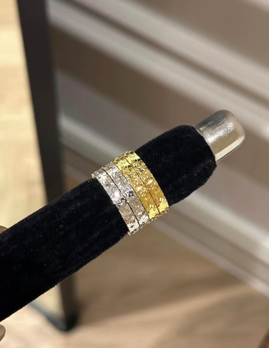 Diamond Dust Textured Ring - Lunelle Atelier