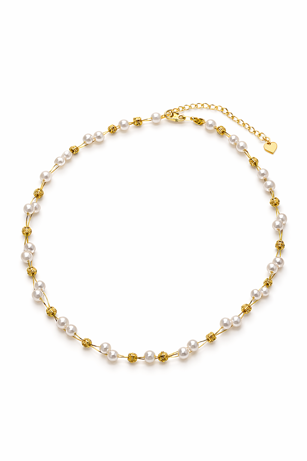 Woven Pearl Necklace - Lunelle Atelier
