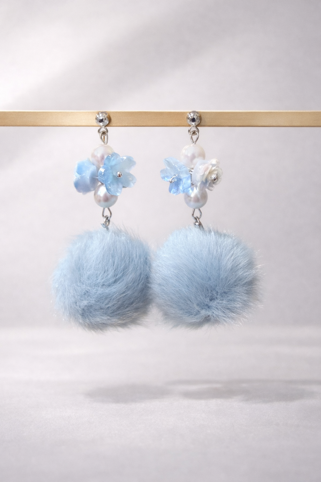 Soft Bloom Pom Pom Earrings - Lunelle Atelier