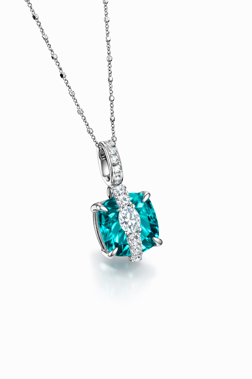 Malta Blue Overlay Pendant Necklace - Lunelle Atelier