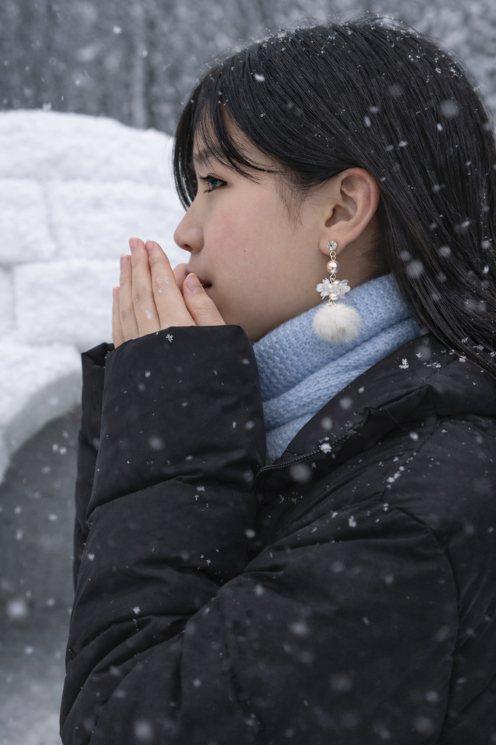 Soft Bloom Pom Pom Earrings - Lunelle Atelier