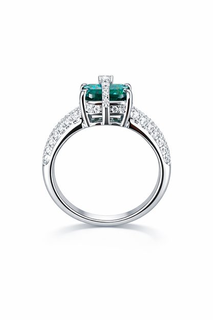 Malta Blue Overlay Ring - Lunelle Atelier