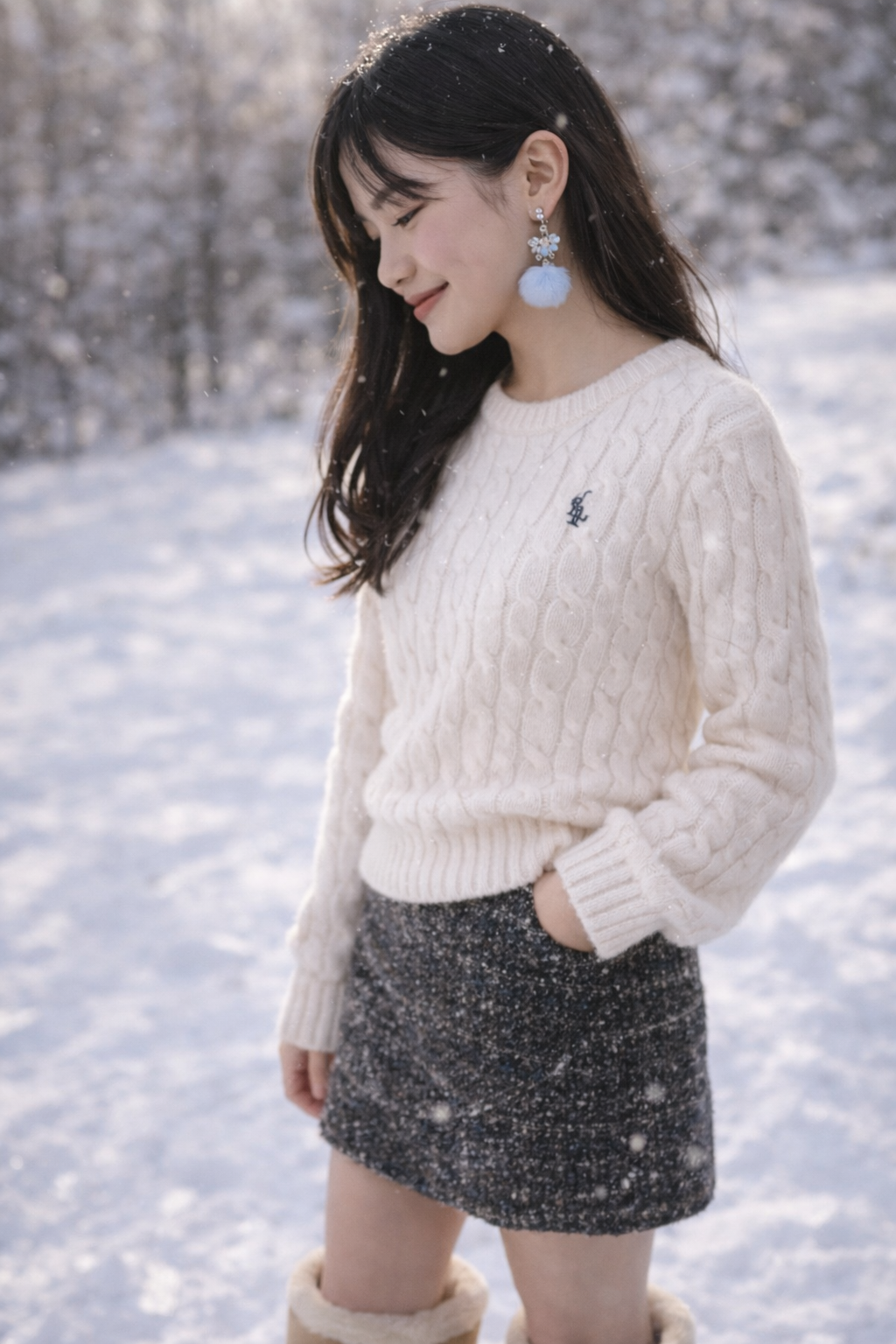 Soft Bloom Pom Pom Earrings - Lunelle Atelier