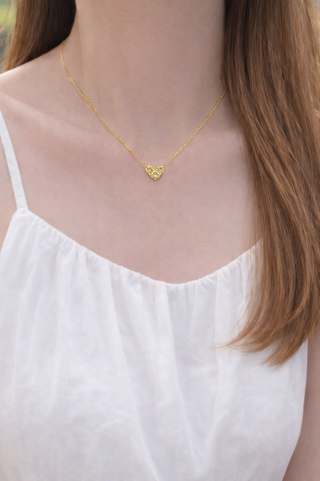 Citrus Kiss Heart Necklace - Lunelle Atelier