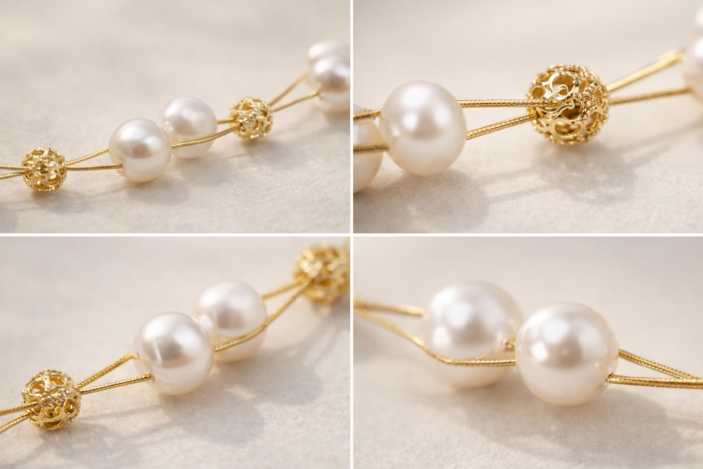 Woven Pearl Necklace - Lunelle Atelier