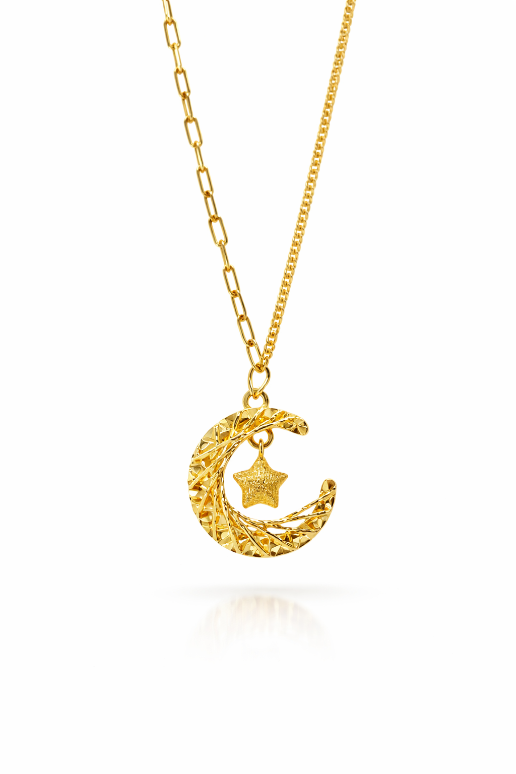 Moonlit Stardream Necklace | 18K Gold Plated Sterling Silver