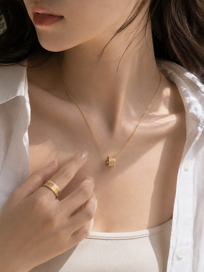 Aura of Grain Ring | 18K Gold Plated Sterling Silver - Lunelle Atelier