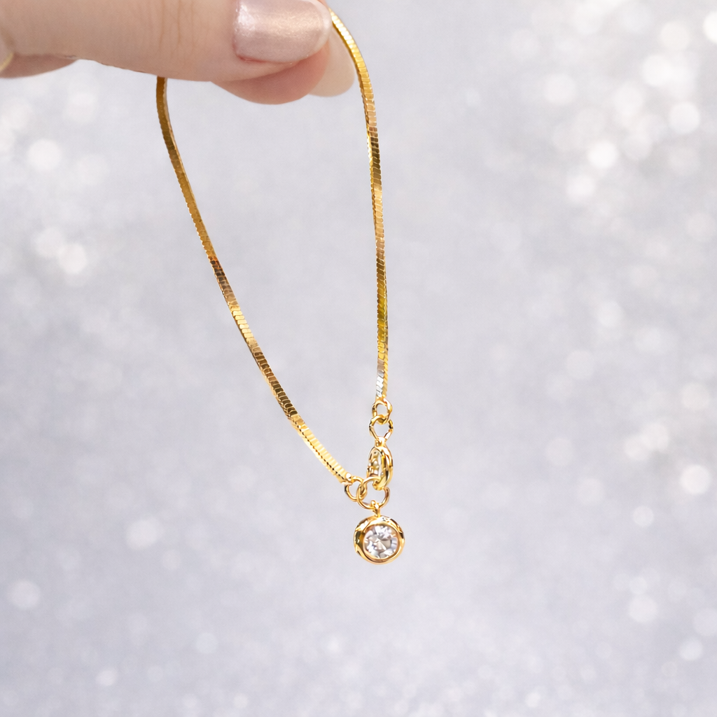 Snake Bone Bubble Chain Bracelet | Rose Gold Plated Sterling Silver - Lunelle Atelier