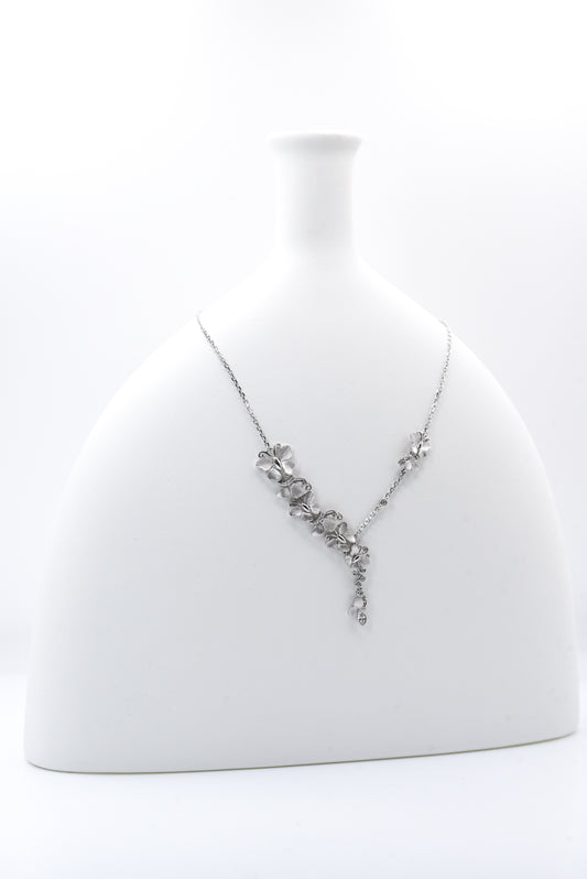 Butterfly Flutter Brushed Necklace - Lunelle Atelier