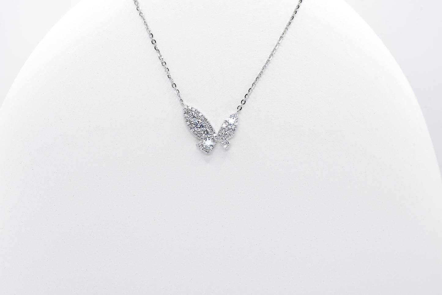 Lumière Butterfly Moissanite Necklace - Lunelle Atelier
