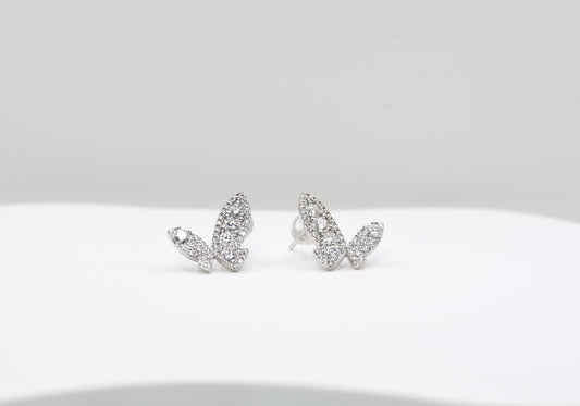 Lumière Butterfly Moissanite Earrings - Lunelle Atelier