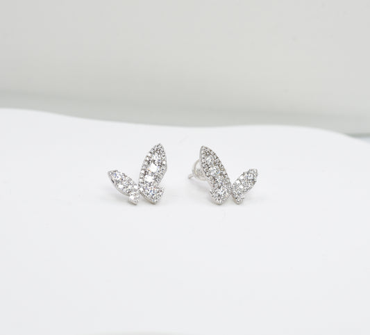 Lumière Butterfly Moissanite Earrings - Lunelle Atelier