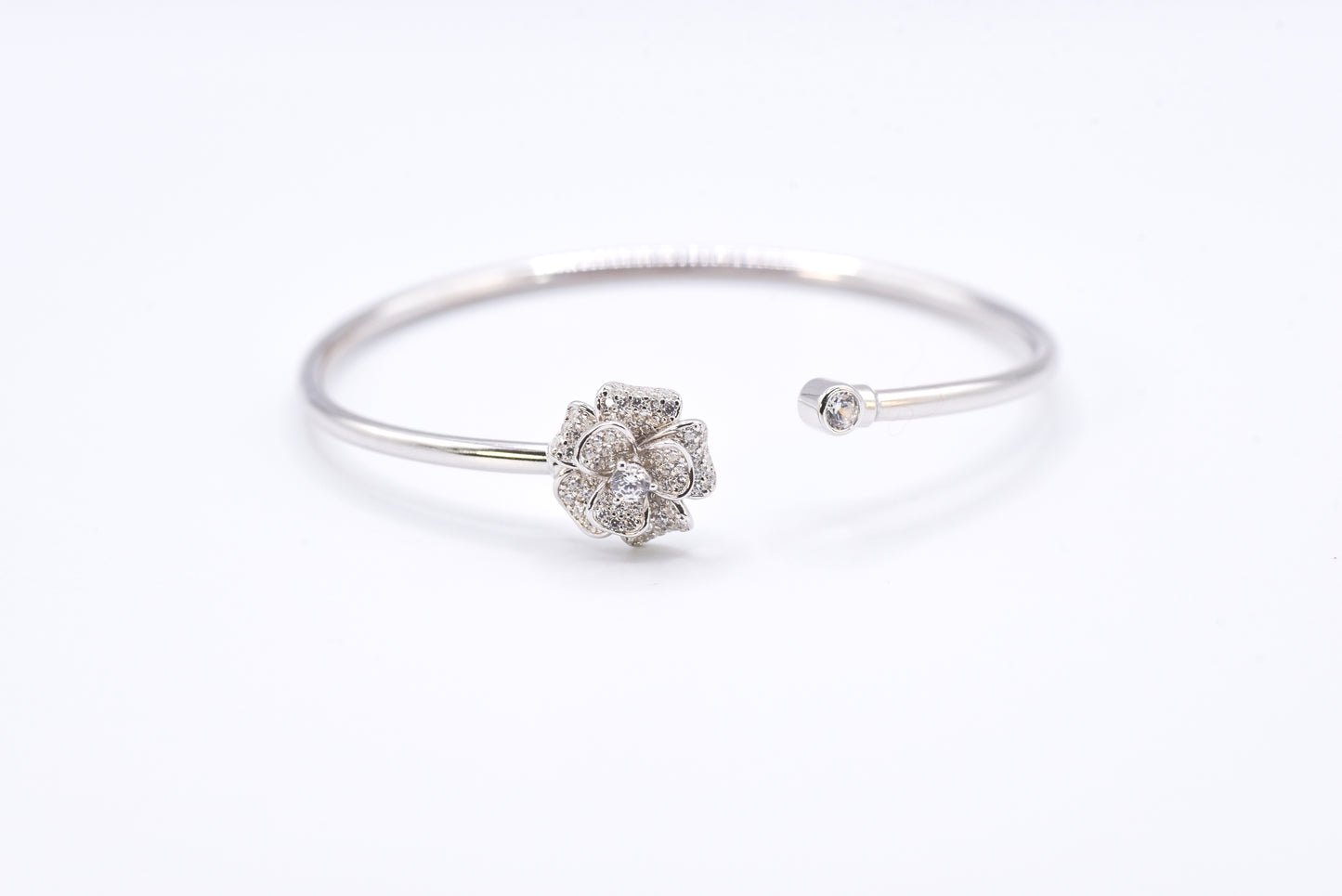 Camellia Bloom Bangle - Lunelle Atelier