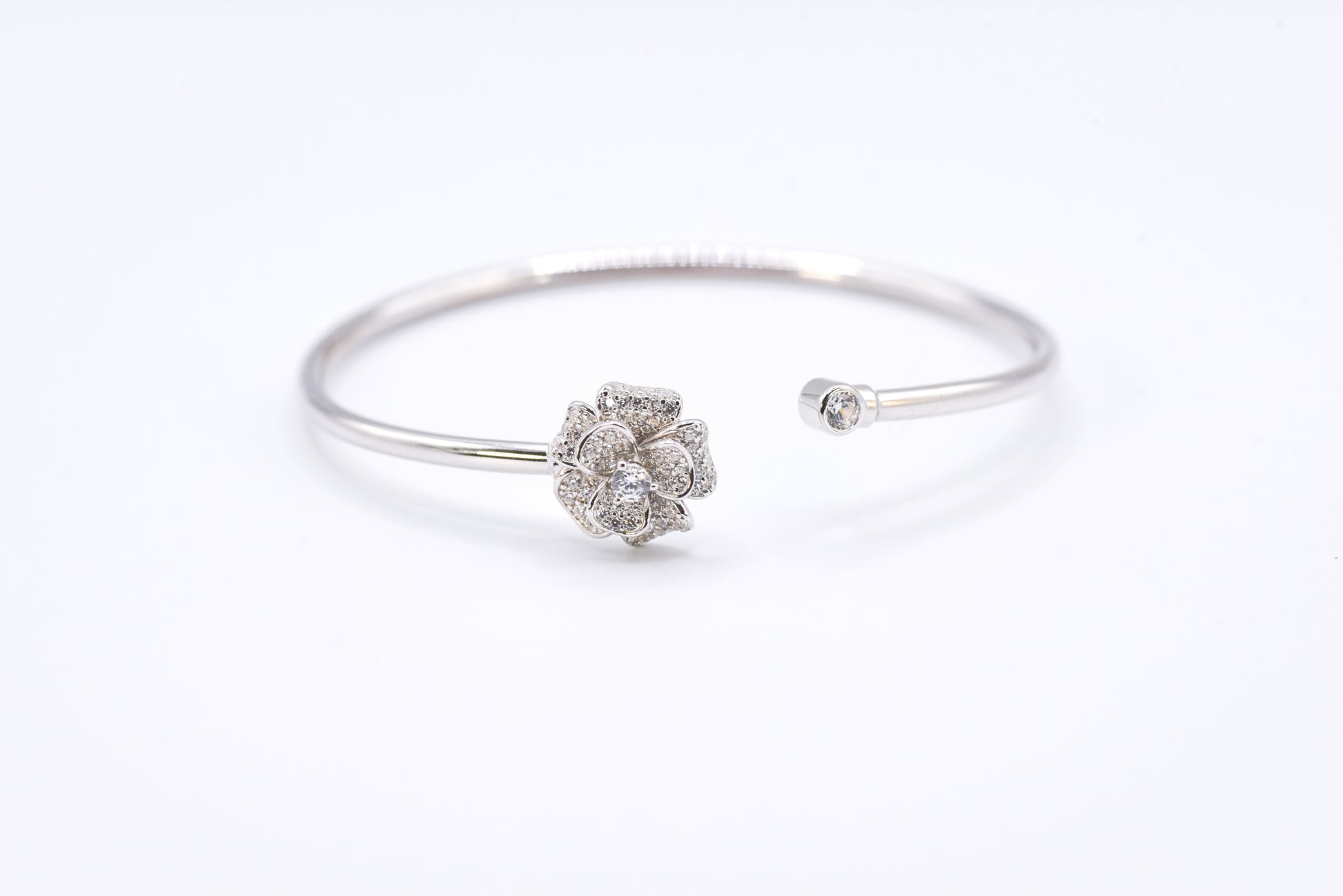 Camellia Bloom Bangle - Lunelle Atelier