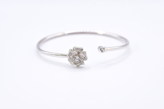 Camellia Bloom Bangle - Lunelle Atelier