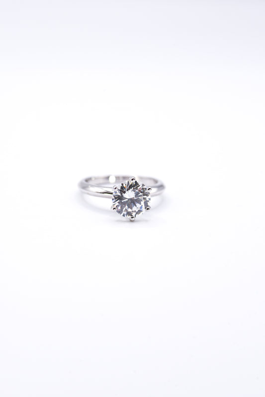 Classic Six-Prong Solitaire Ring 2 Carat - Lunelle Atelier