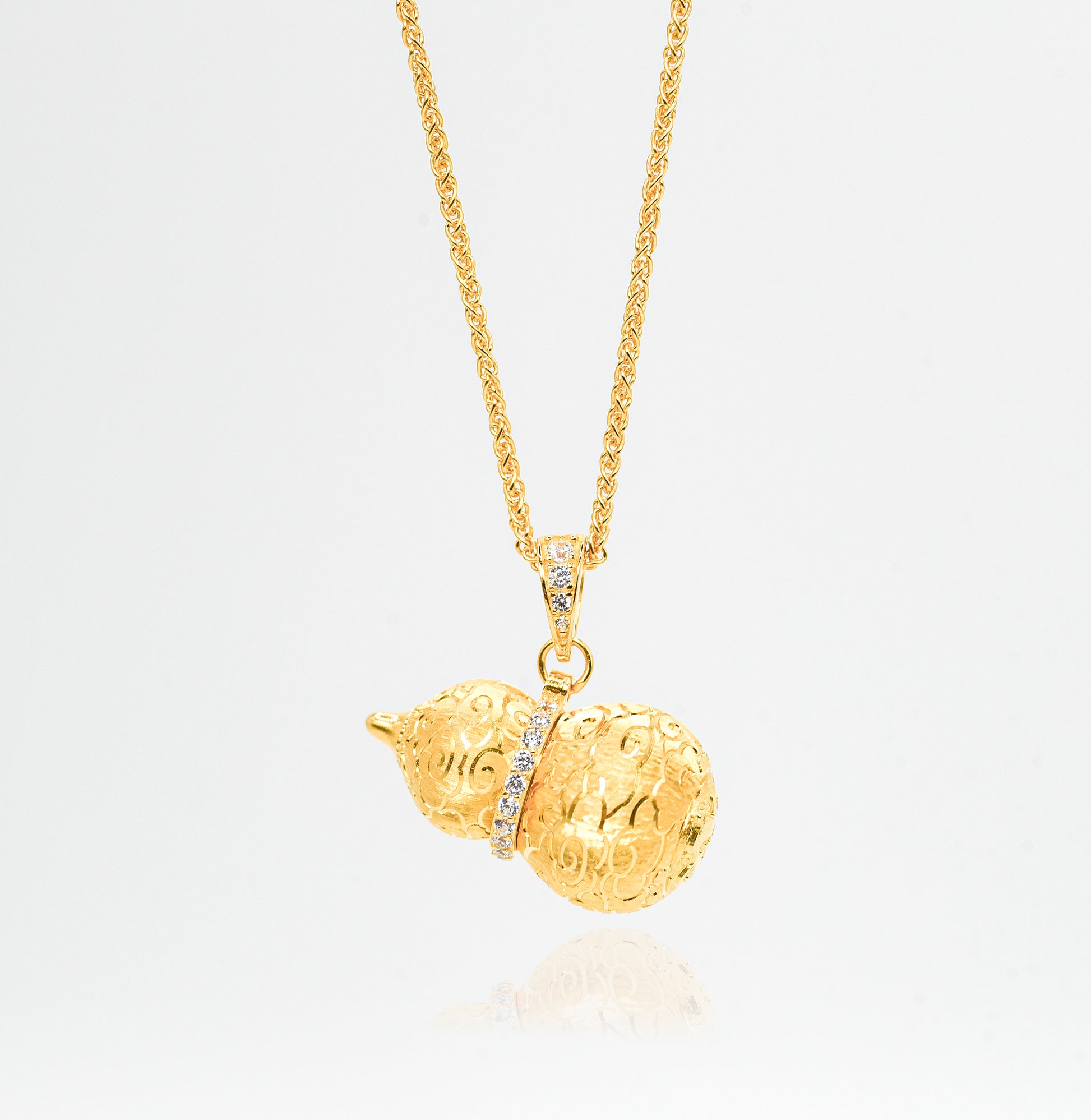 Fortune and Blessing Gourd Necklace - Lunelle Atelier