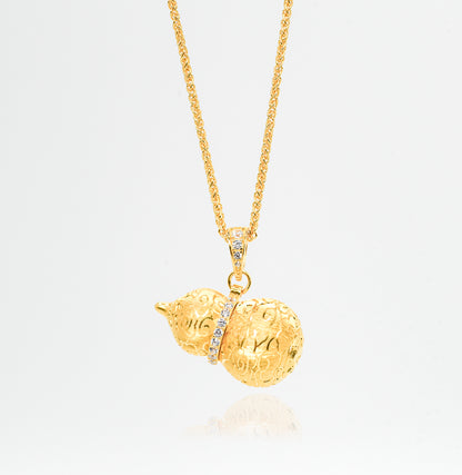 Fortune and Blessing Gourd Necklace - Lunelle Atelier