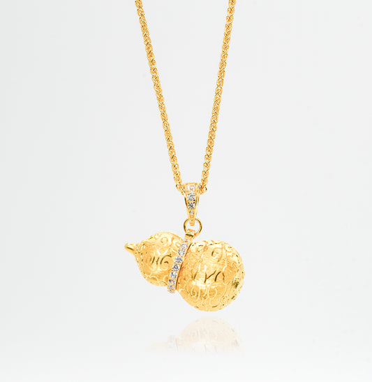 Fortune and Blessing Gourd Necklace - Lunelle Atelier