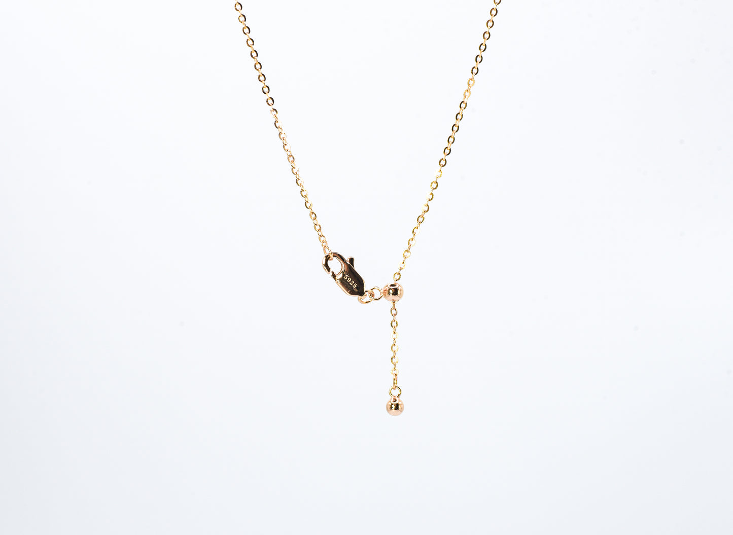 Classic Four Claw Moissanite Necklace, Champagne Gold - Lunelle Atelier