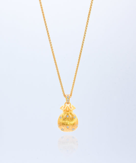 Fortune Satchel Charm Necklace - Lunelle Atelier