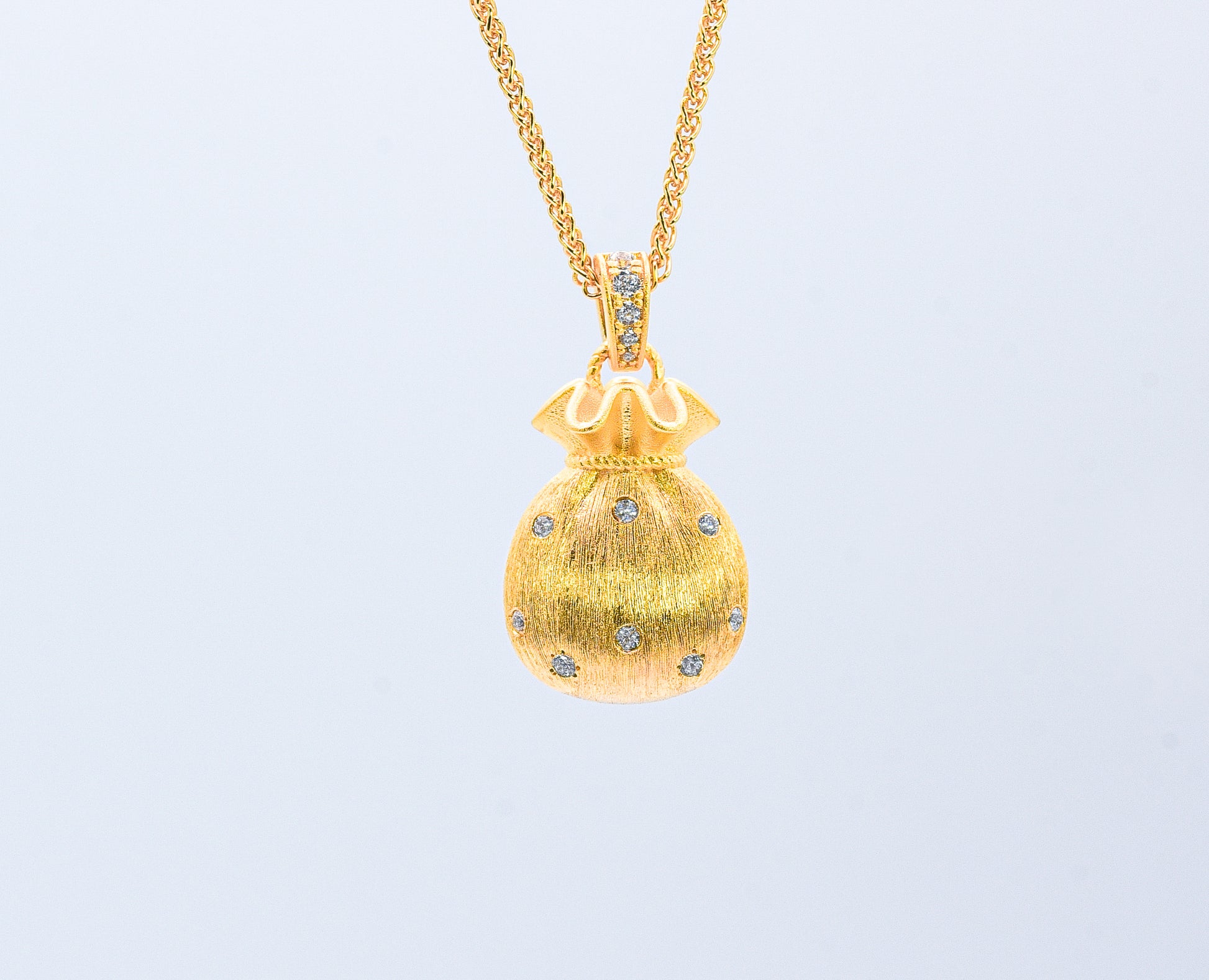 Fortune Satchel Charm Necklace - Lunelle Atelier