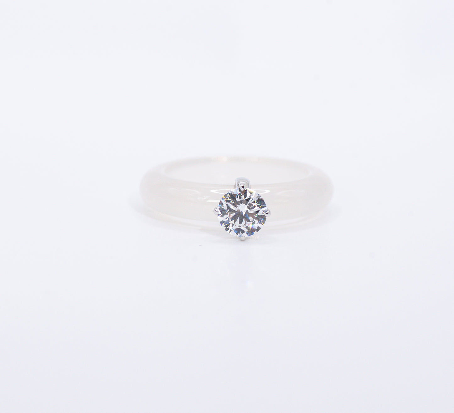 Chalcedony Aura Ring - Lunelle Atelier