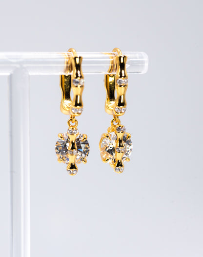 Celestine Branch Hoop Earrings - Lunelle Atelier