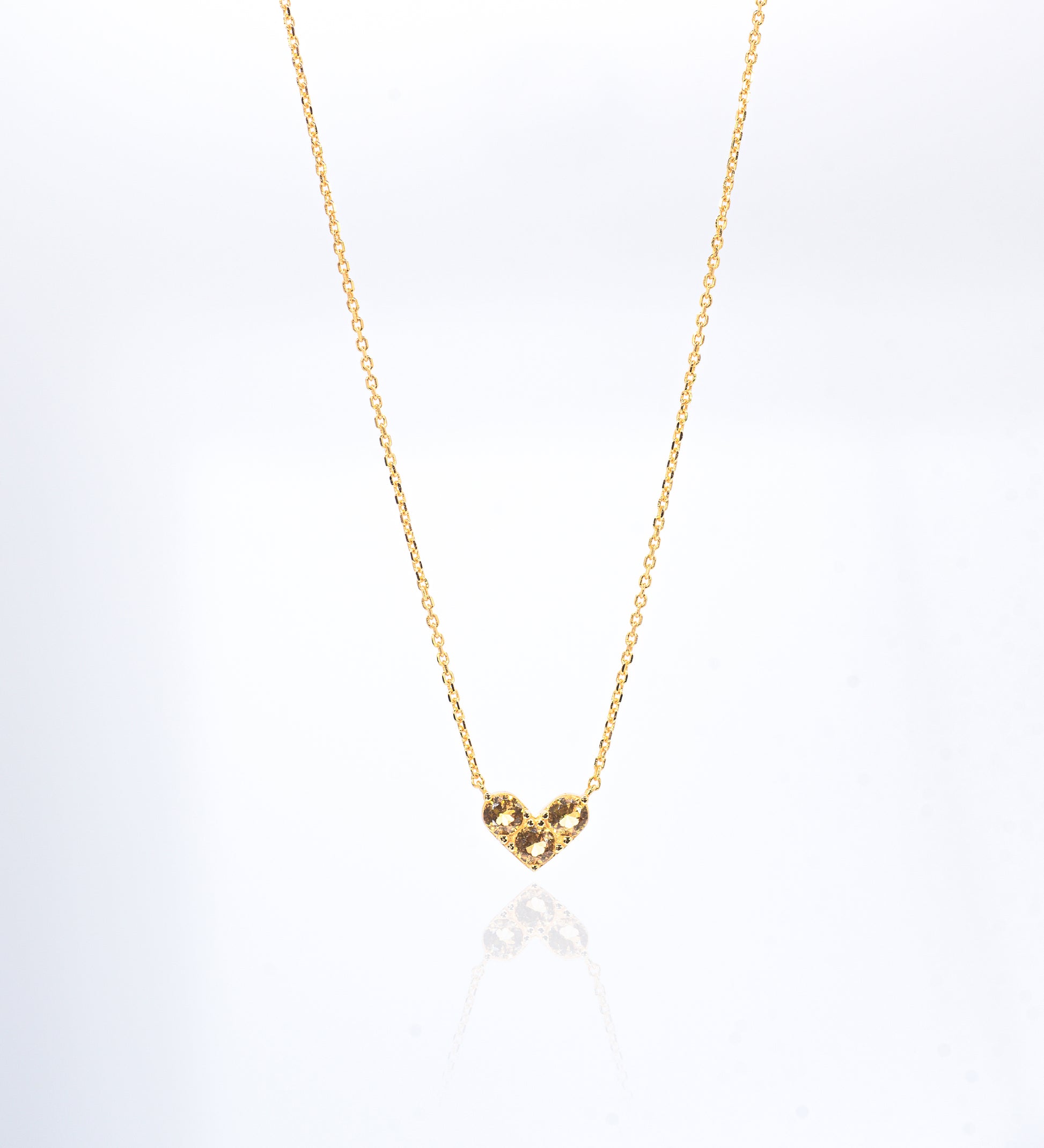 Citrus Kiss Heart Necklace - Lunelle Atelier