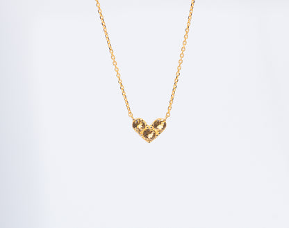 Citrus Kiss Heart Necklace - Lunelle Atelier