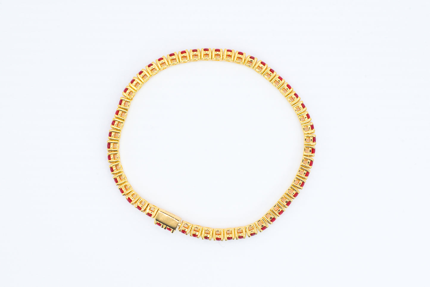 Ruby Aura | Corundum Tennis Bracelet - Lunelle Atelier