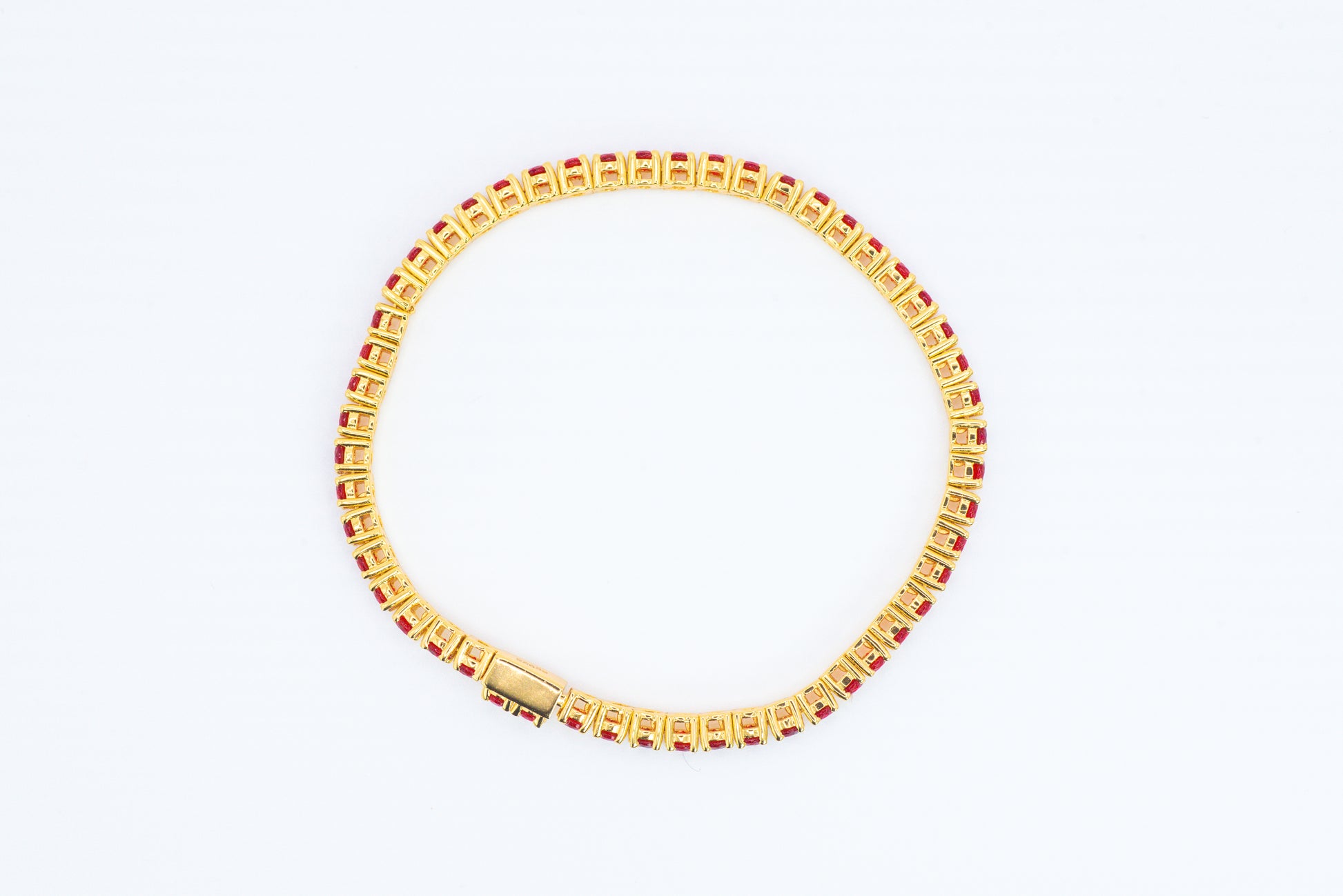 Ruby Aura | Corundum Tennis Bracelet - Lunelle Atelier